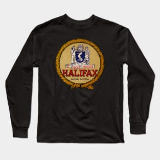 Vintage Halifax Nova Scotia Long Sleeve T-Shirt